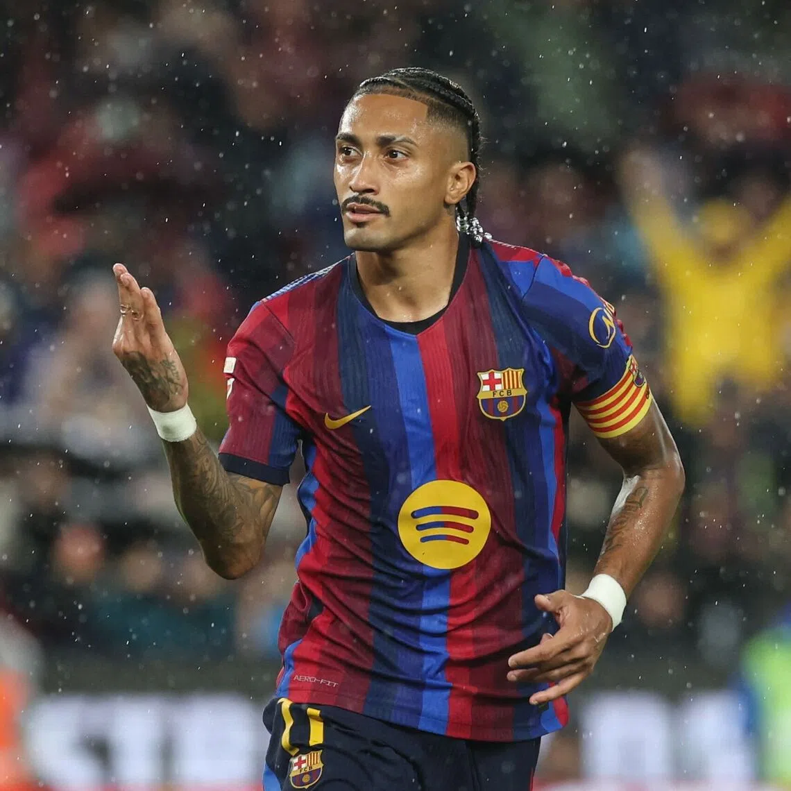 Raphinha, 29, joined Barcelona from Leeds in 2022 and became a key player when coach Hansi Flick arrived in 2024.