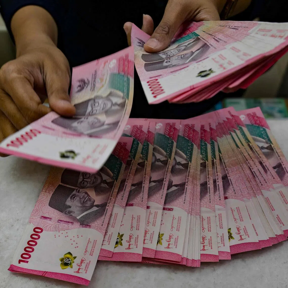 The rupiah also slumped to 13,804 per Singapore dollar. At this rate, its weakened about 6 per cent to the Singdollar in 2026.