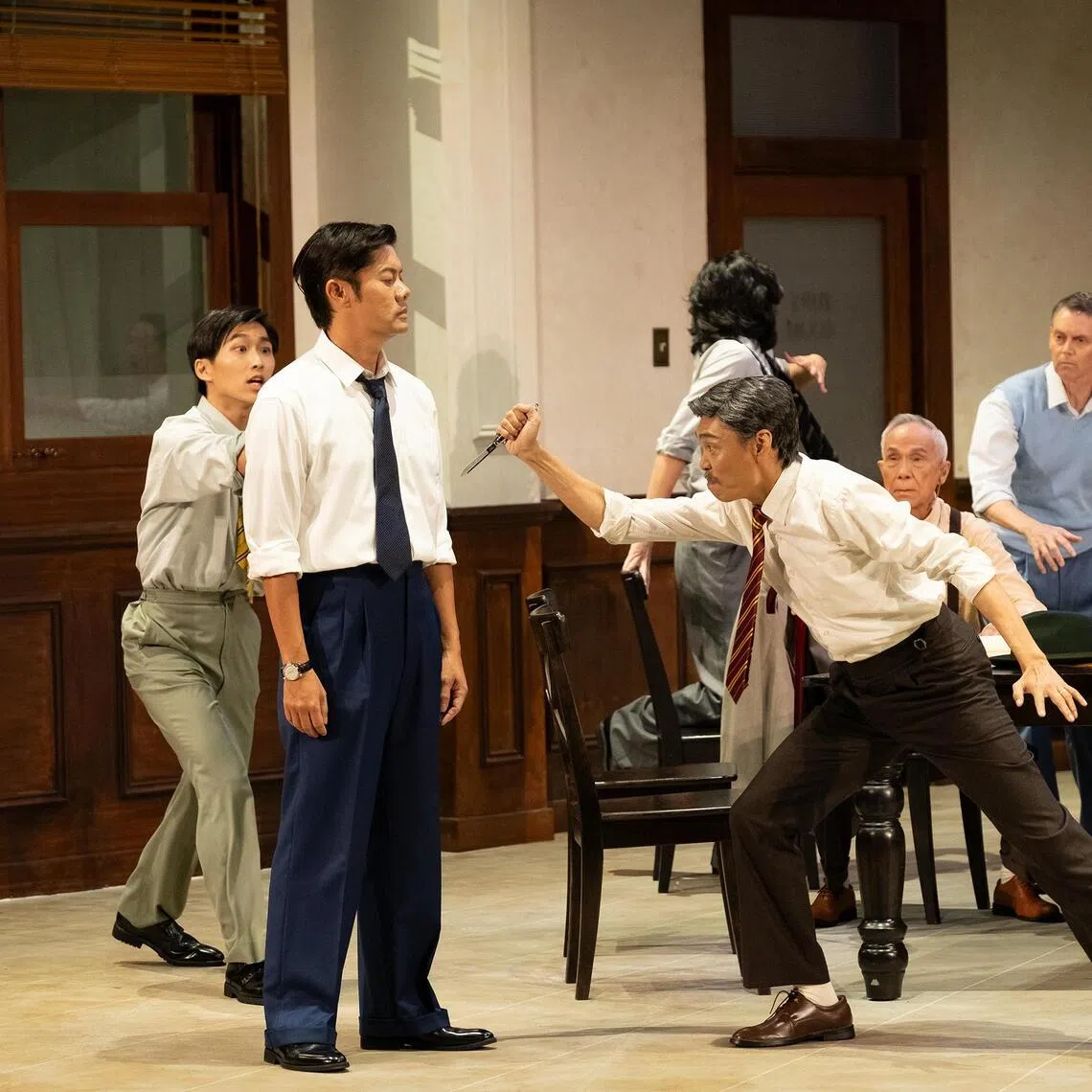 There is something old-school in director Nelson Chia’s take – not unusual – in that it is shorn largely of contemporary gimmicks.