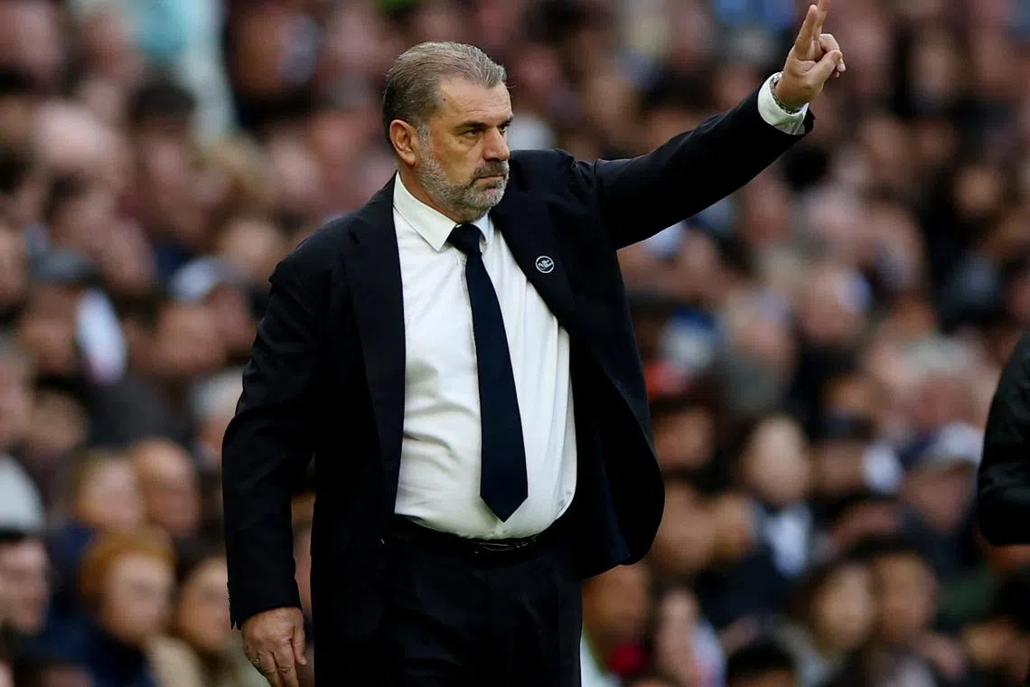 Soccer Football - Premier League - Tottenham Hotspur v Nottingham Forest - Tottenham Hotspur Stadium, London, Britain - April 7, 2024  Tottenham Hotspur manager Ange Postecoglou Action Images via Reuters/Matthew/File Photo