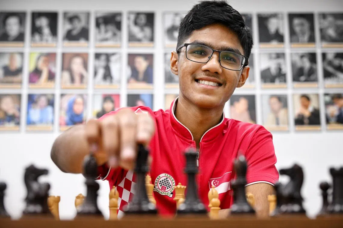 Siddharth Jagadeesh admits he is a competitive chess player.