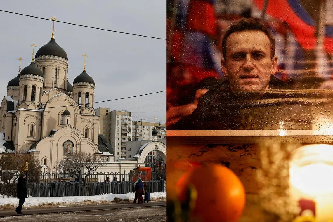 Alexei Navalny's funeral will take place on March 1 at the "Quench my Sorrows" church, which has voiced its support for Russia's invasion of Ukraine. 