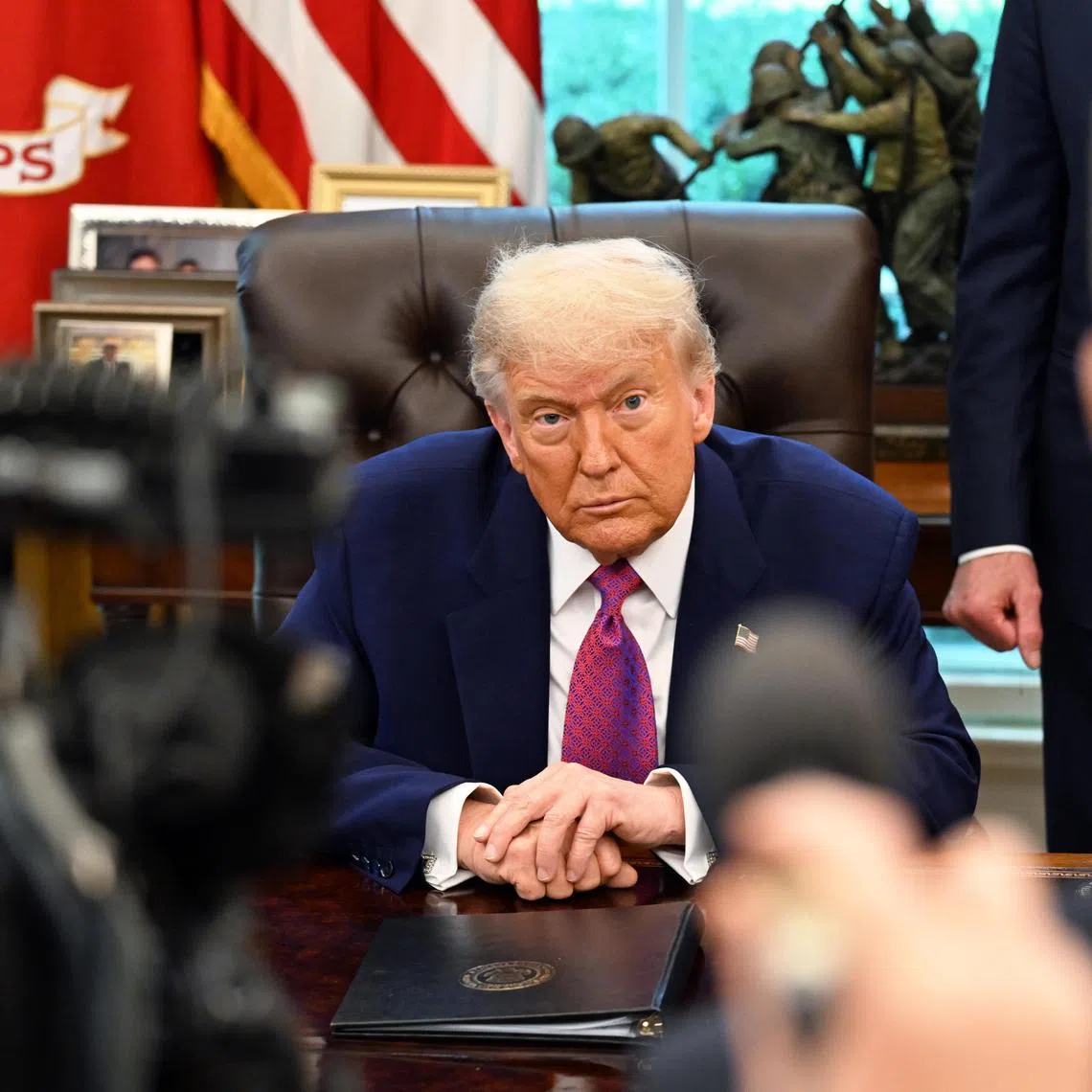 US President Donald Trump said in a statement that he wanted to give negotiations a chance. 