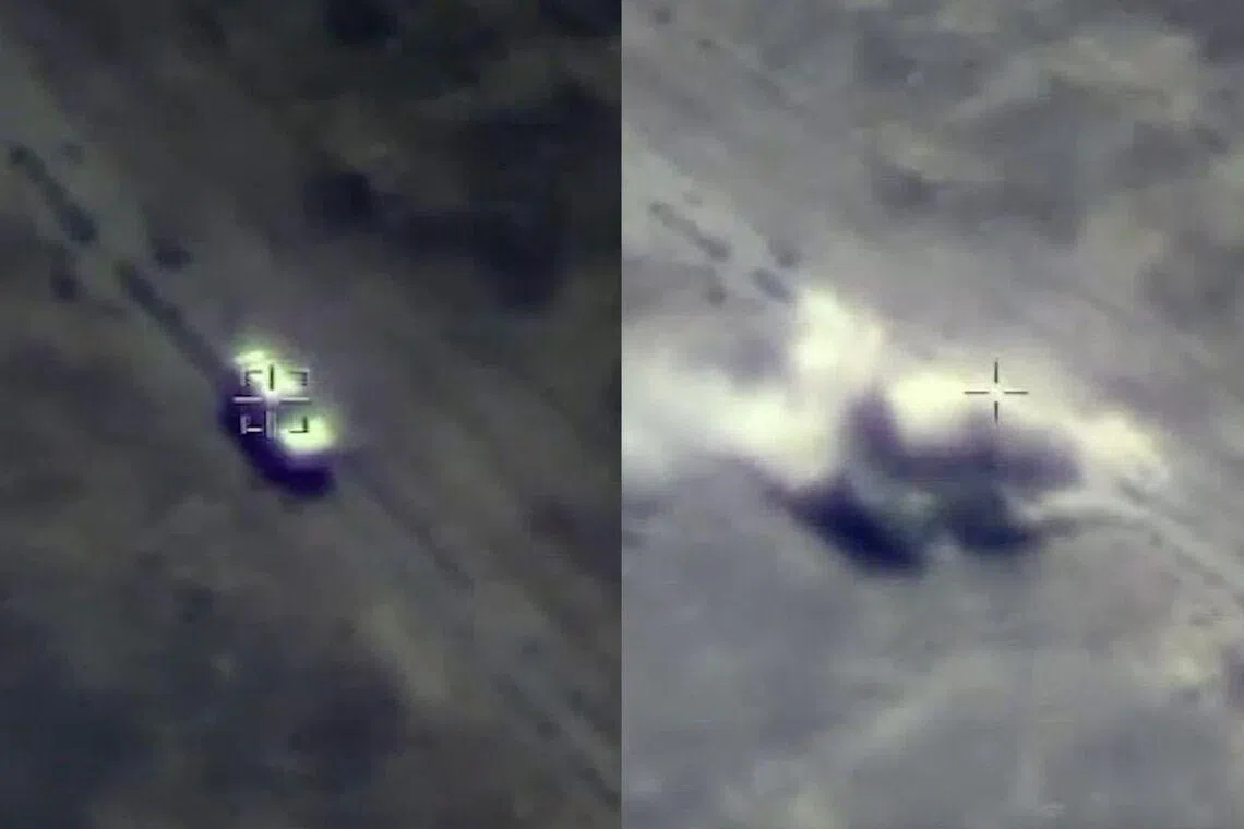 rsaf uav cooperative lasing drills during exercise forging sabre 2023