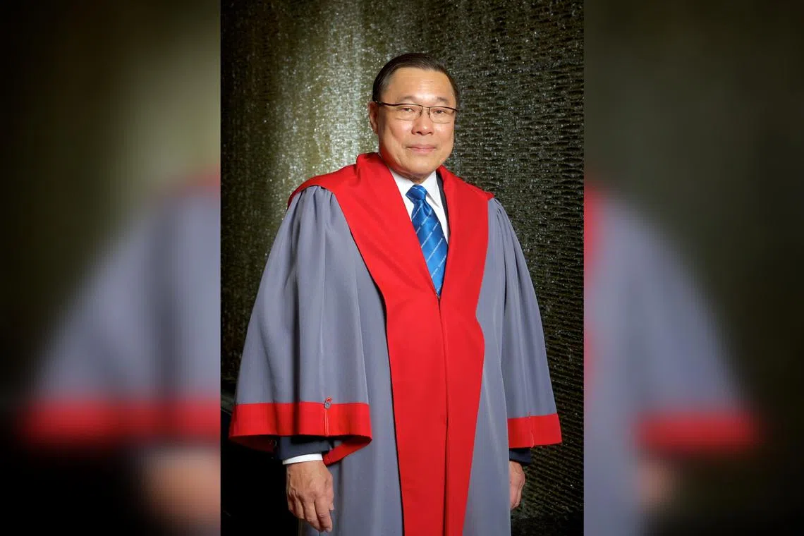 Cardiac surgeon Lee Chuen Neng said the professorship is “a recognition from the university, supported by my patients and friends and the medical school”.