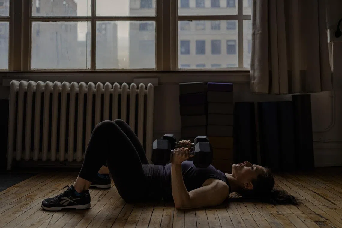 Strength training improves cardiovascular health, blood pressure and bone density. 