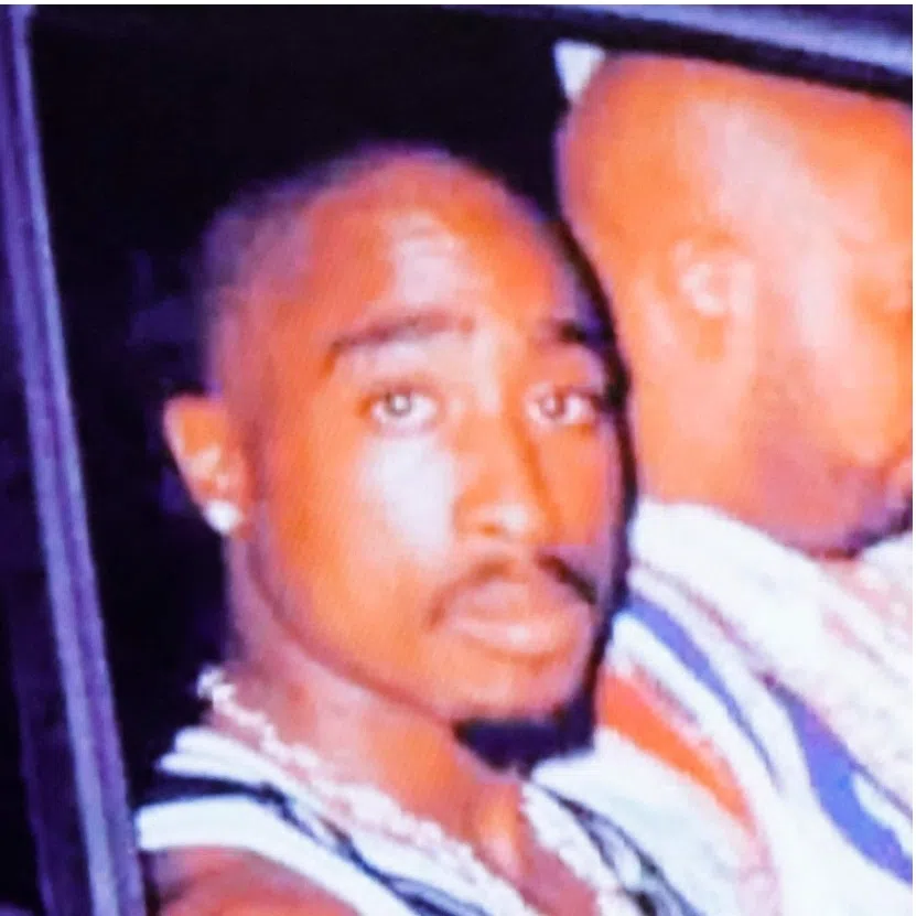 Duane Davis (left) is accused of leading a group of men to kill Tupac Shakur (right) in a drive-by shooting near the Las Vegas Strip.