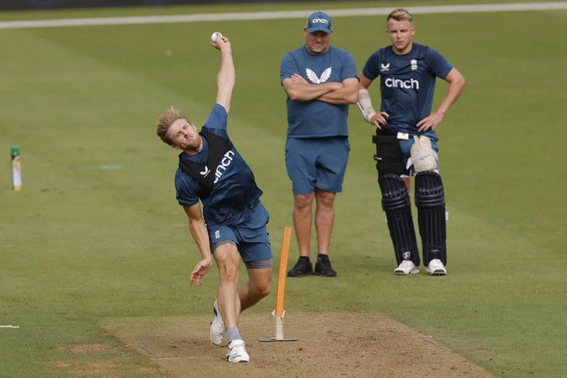 Cricket - One Day International - England Practice Sessions - The Oval, London, Britain - September 12, 2023 England's David Willey during practice Action Images via Reuters/Andrew Couldridge