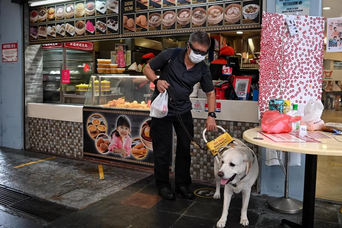 Individuals with physical or hearing impairments will soon be able to bring their assistance dogs into eateries under updated regulations.