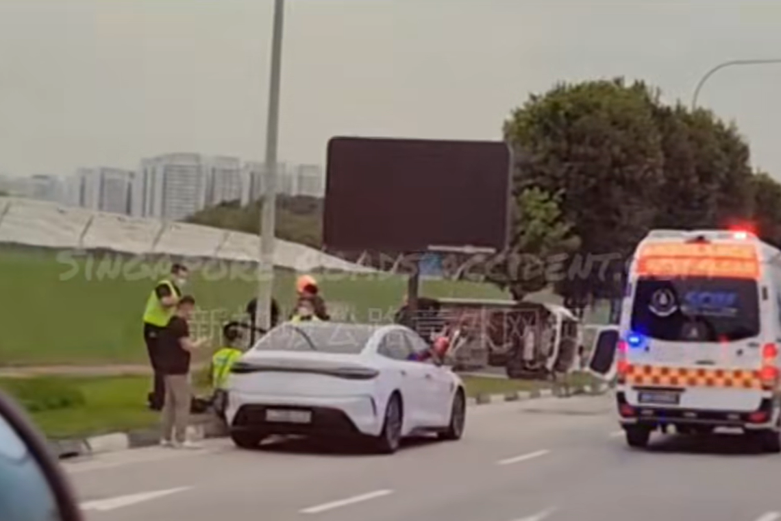 The accident involved a car and lorry, said the police, and the driver of the lorry, a 44-year-old man, is assisting with investigations which are ongoing.