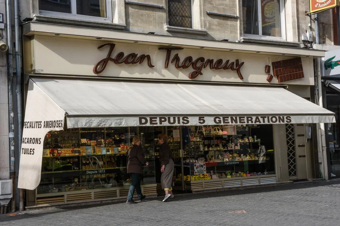 Brigitte Macron’s family have run the Jean Trogneux chocolate shop in Amiens for six generations.