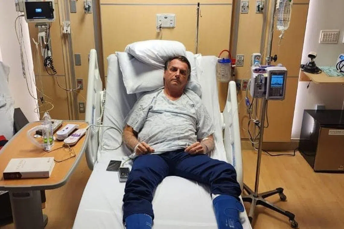 Former Brazil President Jair Bolsonaro used his Facebook account to share a video of voter fraud conspiracies shortly after being discharged from a US hospital. 