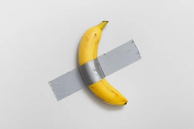 A banana forms a core part of a multimillion-dollar artwork by Italian visual artist Maurizio Cattelan.