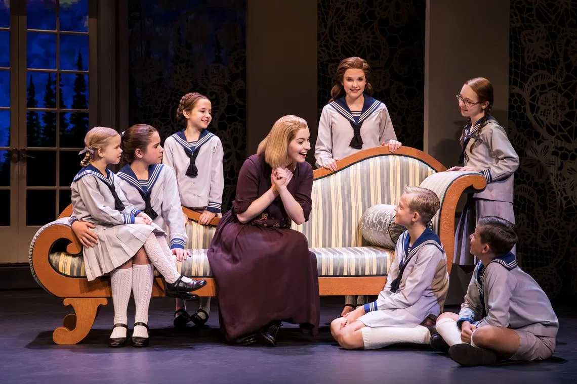 gvbenefitsnov26a - The cast of The Sound of Music. SPH subscribers will enjoy 10% off for all categories for shows between Dec 10 and 18. 
