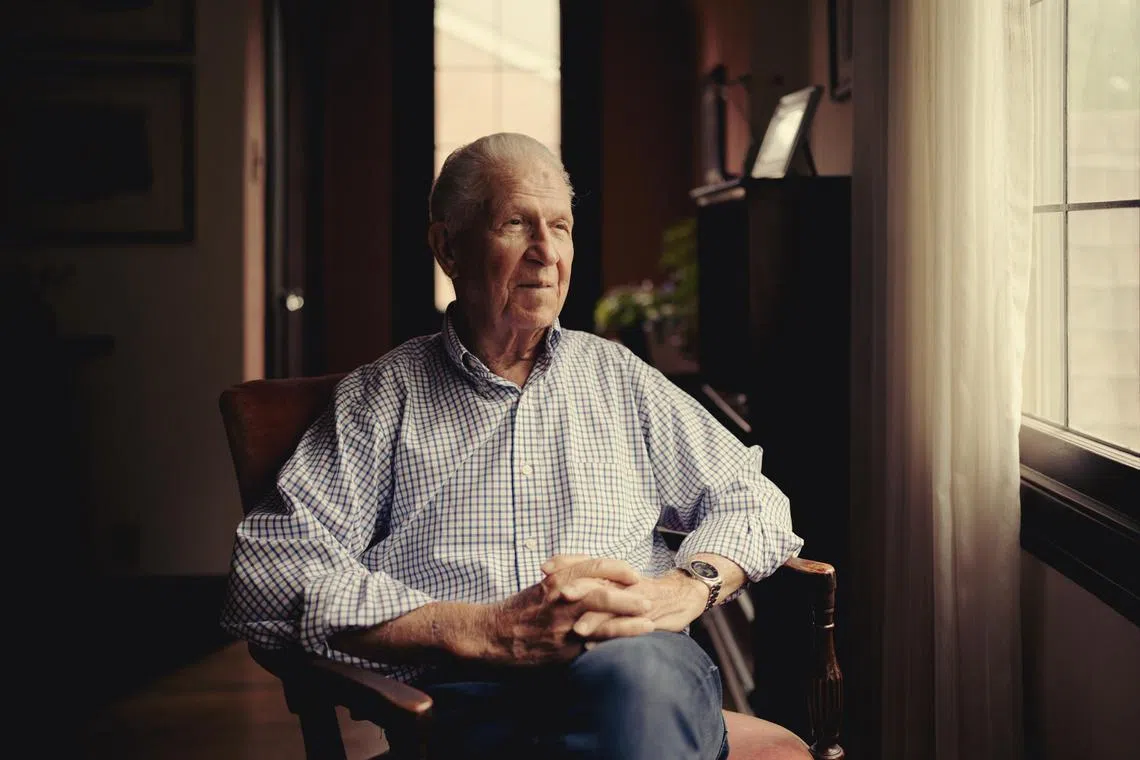 Paul Landis, one of the Secret Service agents just feet away from John F. Kennedy when he was assassinated, at home in Cleveland on Aug.7. Sixty years later, he is telling his story in full for the first time. 