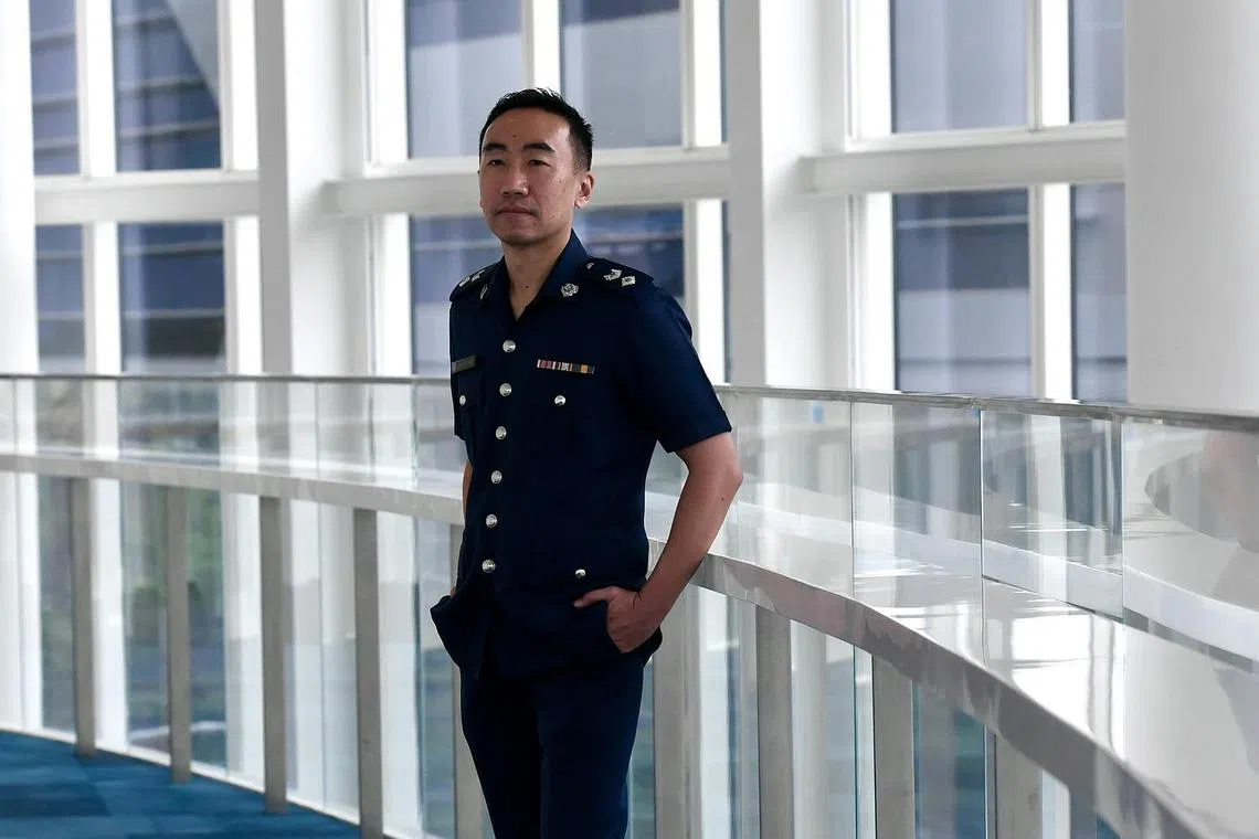 Deputy Superintendent Low Jiing Haur was part of a team of officers that nabbed a serial molester in 2017. 