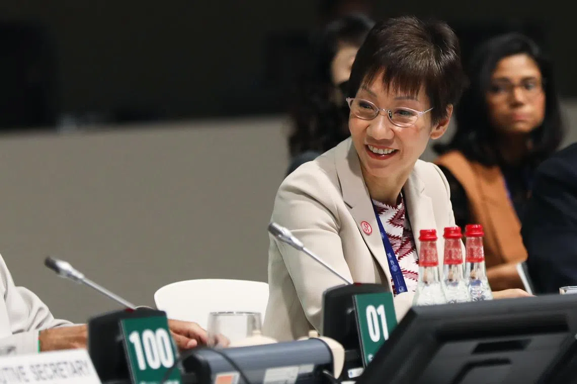 Minister for Sustainability and the Environment Grace Fu will be co-facilitating negotiations on mitigation at COP28.
