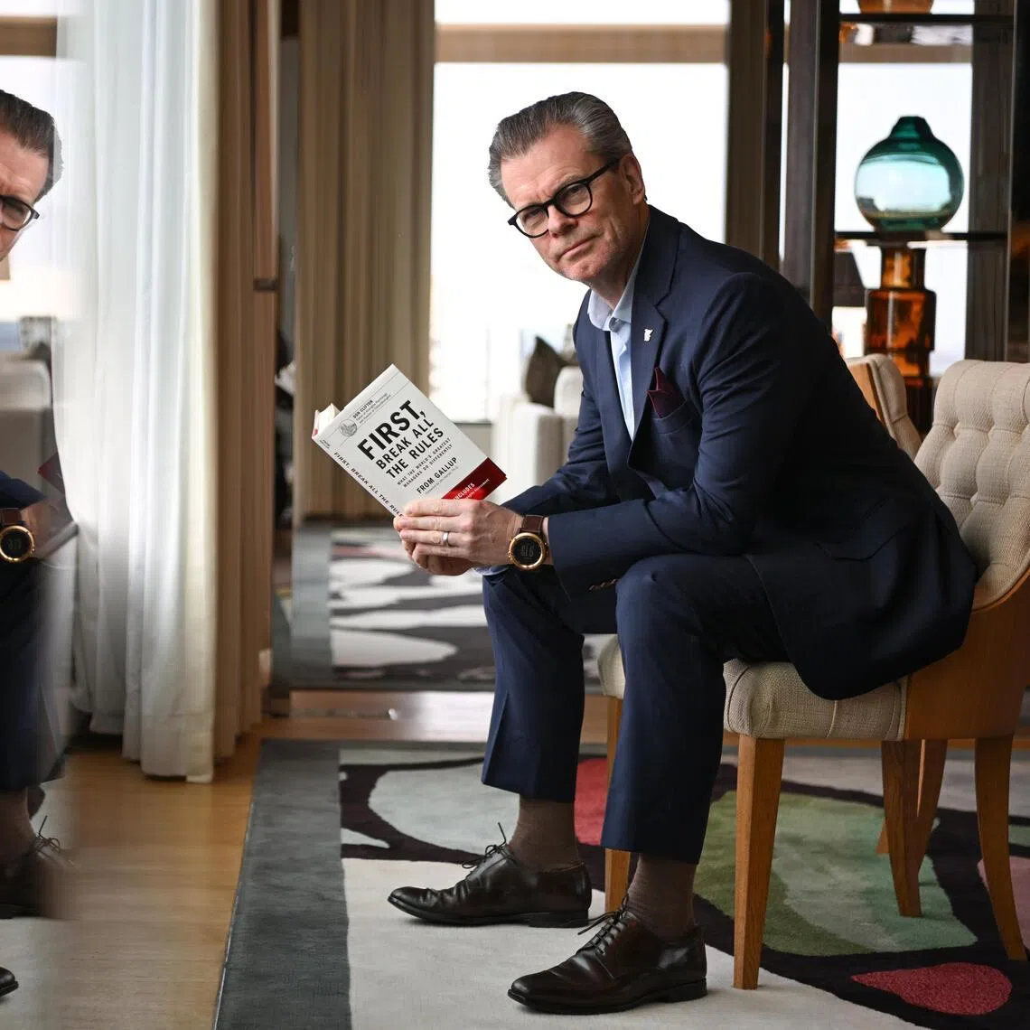 Mr Karl Hudson, general manager of JW Marriott Singapore South Beach, for the BookTalk column, on January 14, 2026. 