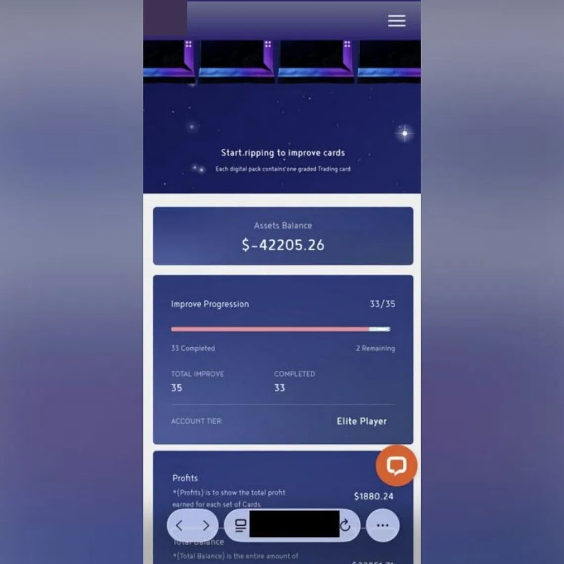 A screengrab of a fraudulent website used by scammers in such scams.