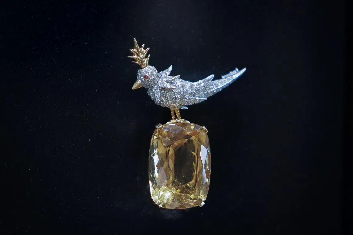 Jewellery on display at Tiffany & Co’s Ion Orchard store on July 6.