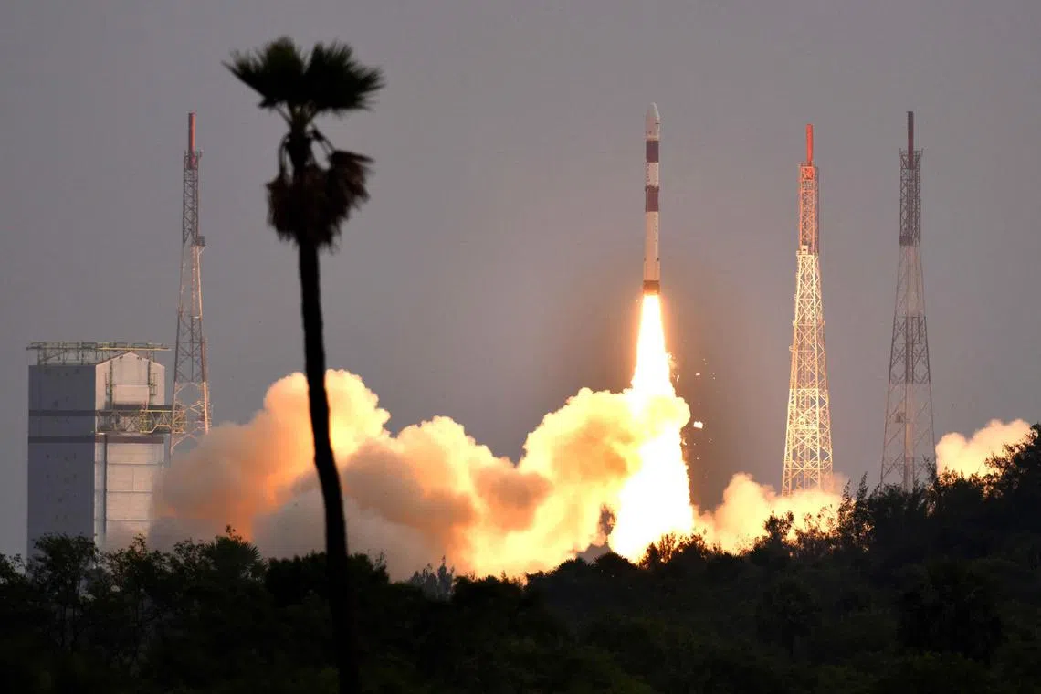 PSLV-C56 vehicle launched all seven satellites precisely into their intended orbits.

The PSLV-C56 vehicle launched seven Singaporean satellites into their intended orbits on Sunday, July 29, 2023, from the Satish Dhawan Space Centre off the Bay of Bengal coast in India.