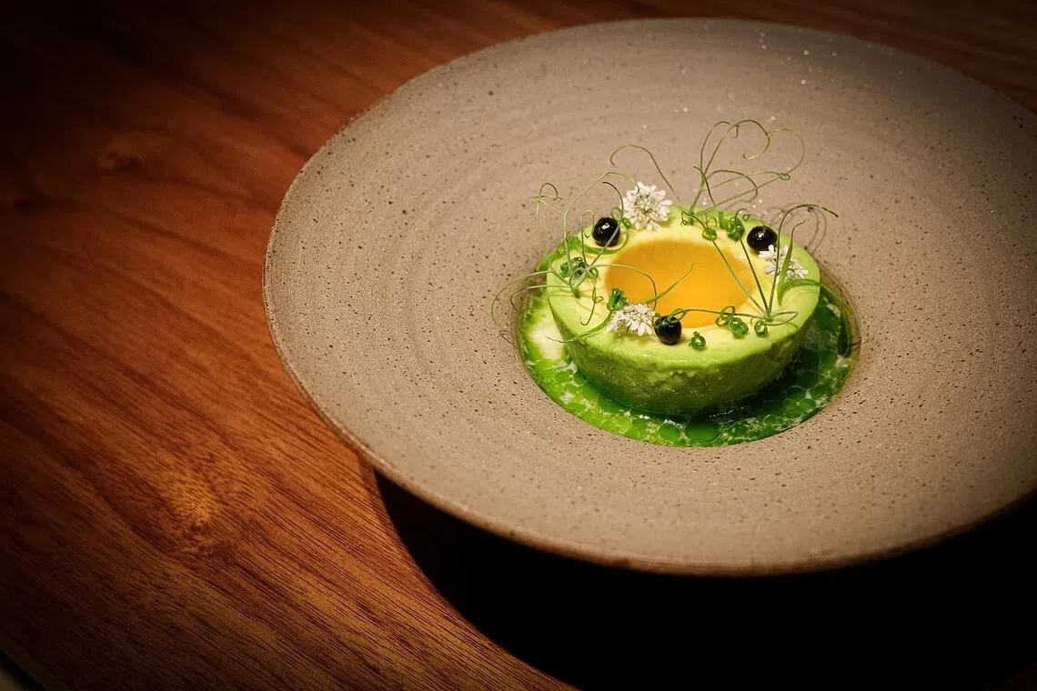 Chef Johanne Siy’s evolved Avocado dish.