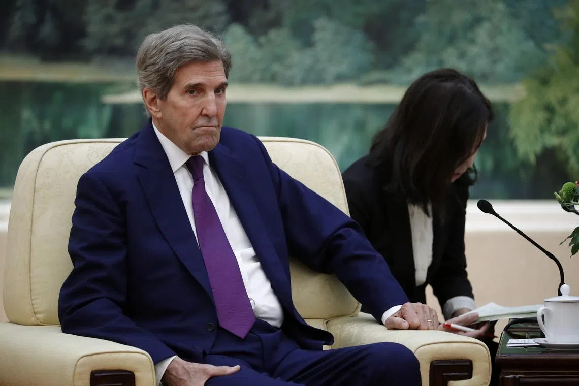 US climate envoy John Kerry said that his talks with Chinese officials this week have been constructive but complicated.