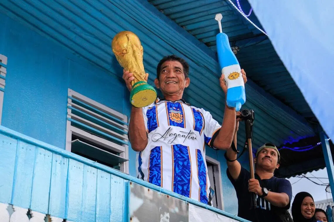 Indonesian Muhammad Yusuf is a massive fan of Argentina and Lionel Messi.