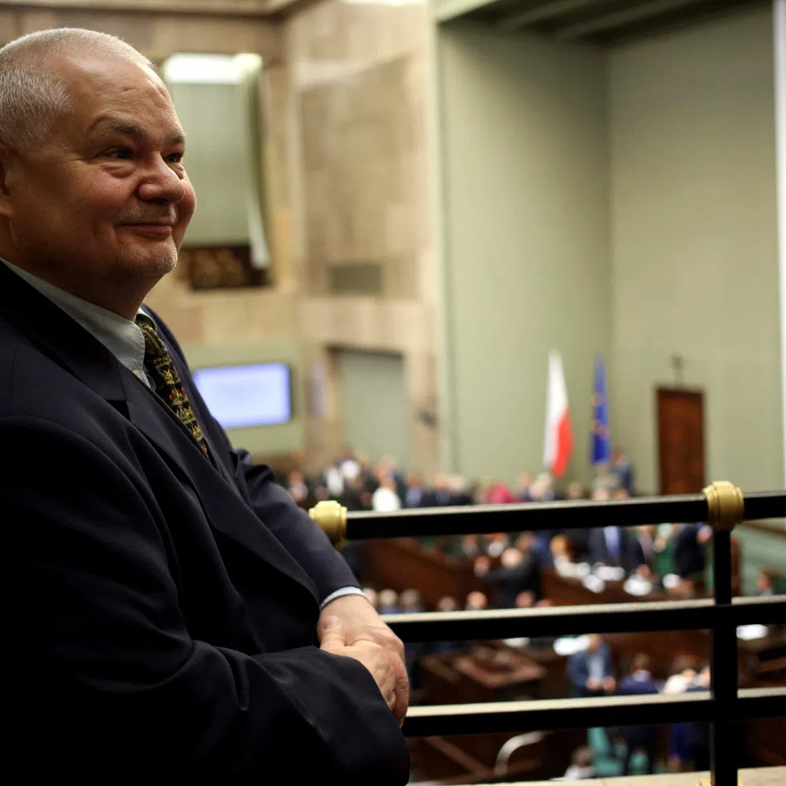 FILE PHOTO: Poland's newly appointed central bank governor Adam Glapinski attends a meeting at the Parliament in Warsaw, Poland June 10, 2016. Agencja Gazeta/Slawomir Kaminski/via REUTERS/File Photo