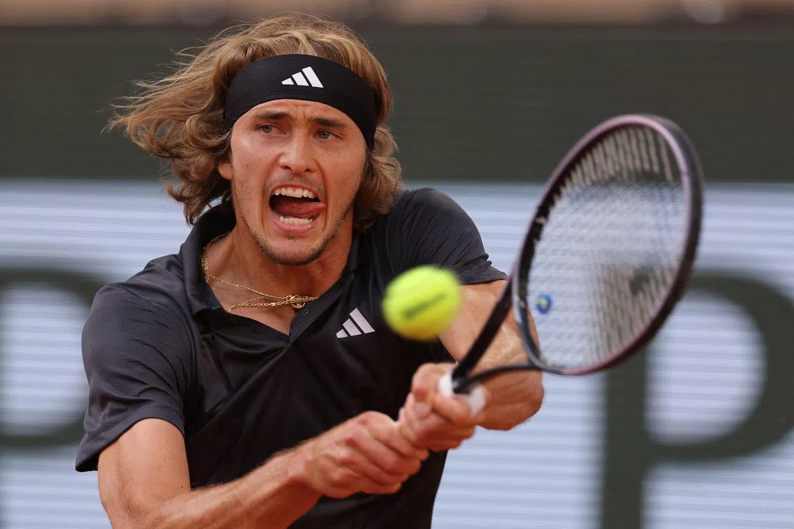 Germany's Zverev had publicly doubted his chances on the green grass in Halle, telling tabloid Bild he was “too tall for the surface.”