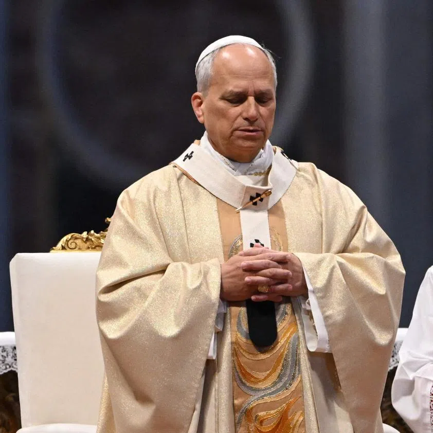 Pope Leo and Archbishop of Canterbury Sarah Mullally met privately before going together to a 17th century chapel where they recited prayers in unison.