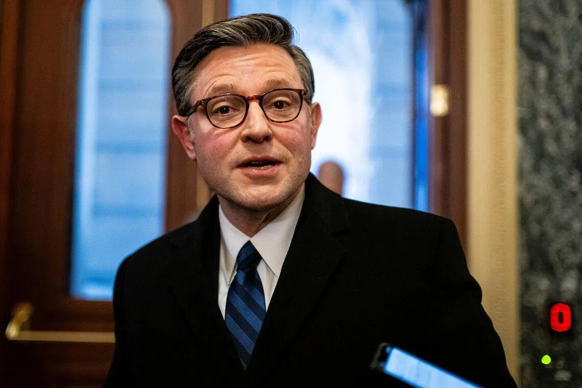 US House Speaker Mike Johnson, a Republican from Louisiana, said he believes he has the Republican votes to end a partial government shutdown within days. 