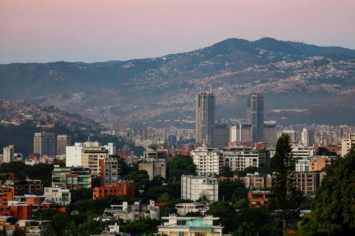 A general view of Caracas, on the day of the inauguration of Venezuela's President Nicolas Maduro for a third six-year term in Caracas, Venezuela January 10, 2025. REUTERS/Leonardo Fernandez Viloria
