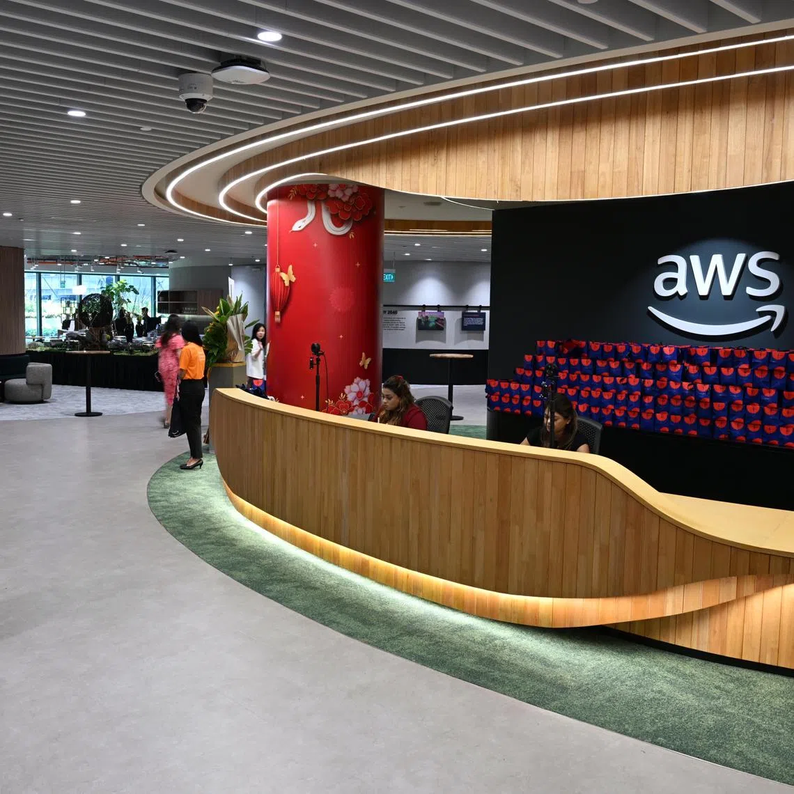 The new AWS Asia Pacific Hub at IOI Central Boulevard in Marina Bay.
