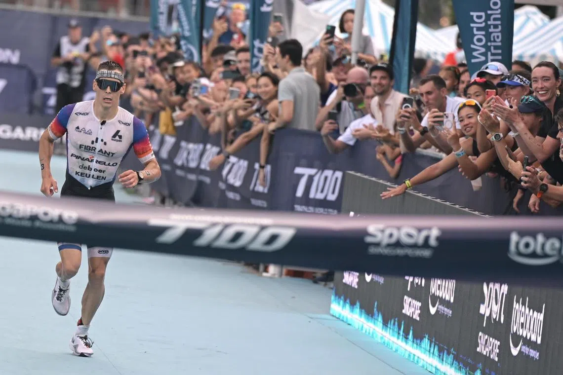 Wildcard Youri Keulen of the Netherlands won the Singapore T100.