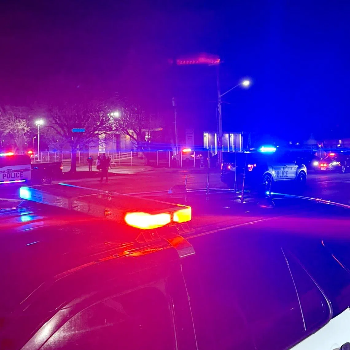 Police have launched a manhunt for the suspects.