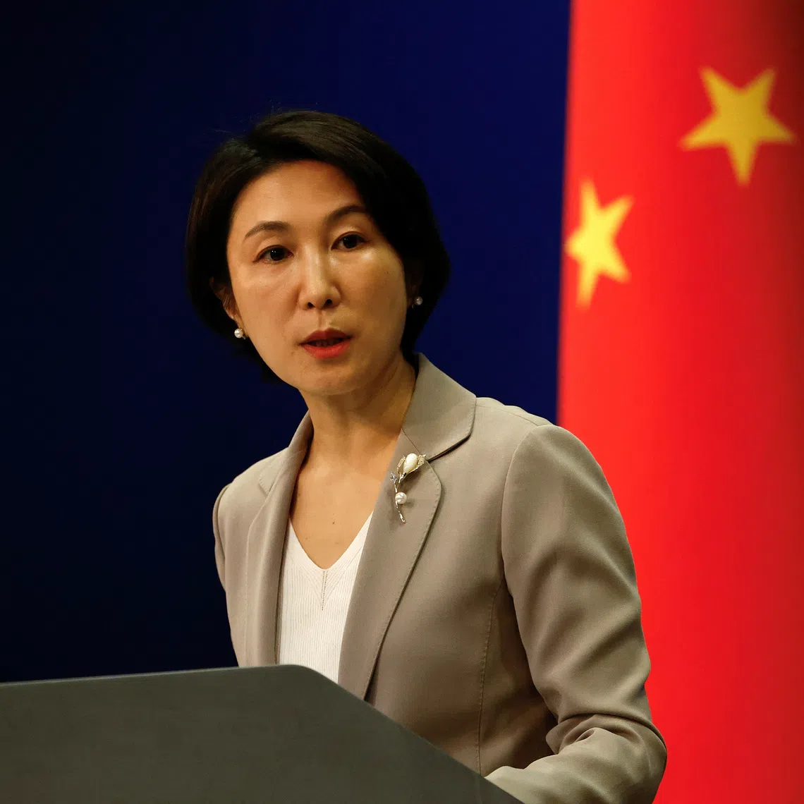 China's foreign ministry spokeswoman Mao Ning said Beijing “is determined and capable of safeguarding its national territorial sovereignty”.