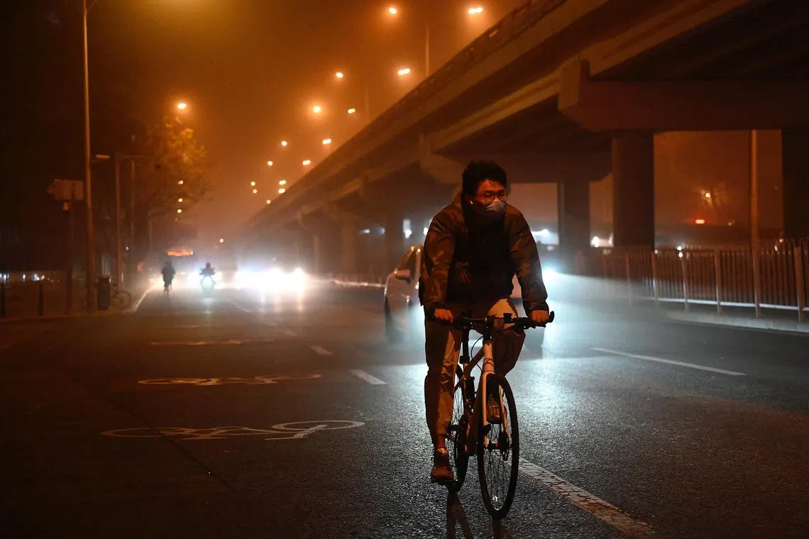 Beijing's concentration of fine particulates in the air is currently 46.2 times the WHO's annual air quality guideline value. 