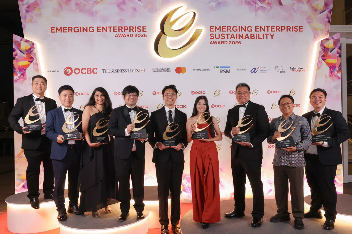 Nine companies win Emerging Enterprise Awards 2026 | The Straits Times