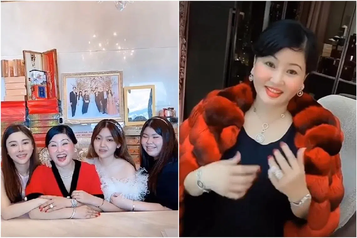 Hong Kong socialite Abby Choi's mother, who goes by “Fifth Sister” on her Douyin social media account, regularly shared snippets of her life.