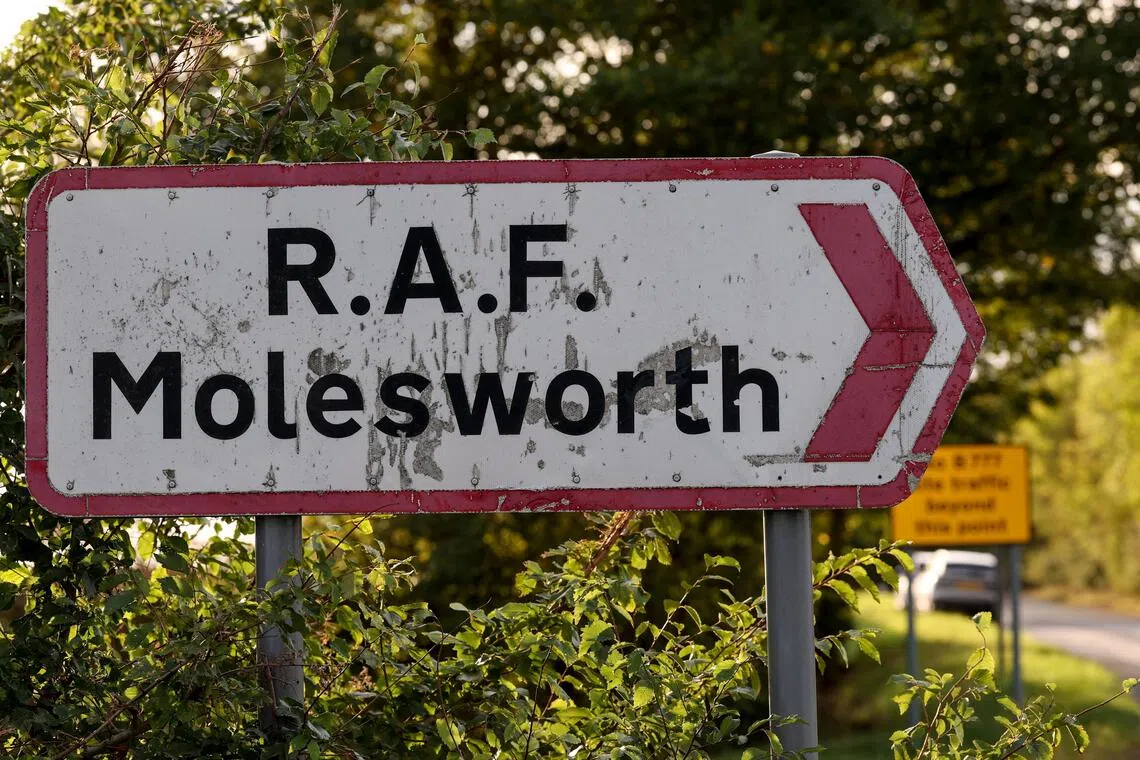 Latvian nationals residing in the UK were arrested at the Royal Air Force’s Molesworth base, after the perimeter fence was breached.