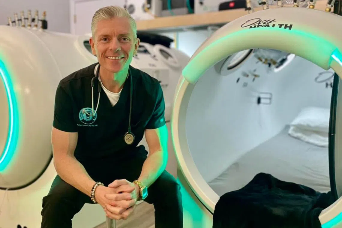 Dr Walter Foxcroft was found dead on July 9 inside a hyperbaric oxygen chamber at his health clinic.