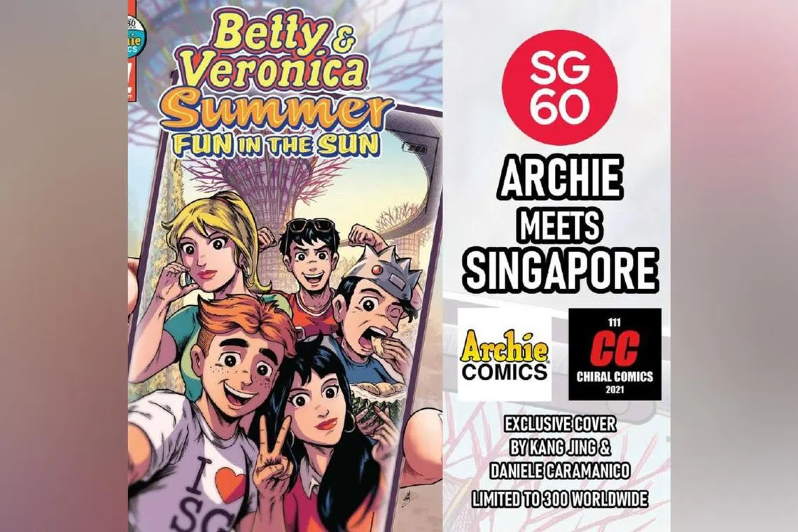 The SG60 exclusive variant cover will be limited to 300 copies worldwide.