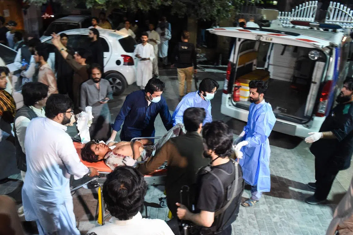 Thirty people were injured in the Sept 2  blast in Quetta, which police said appeared to be a suicide bombing.