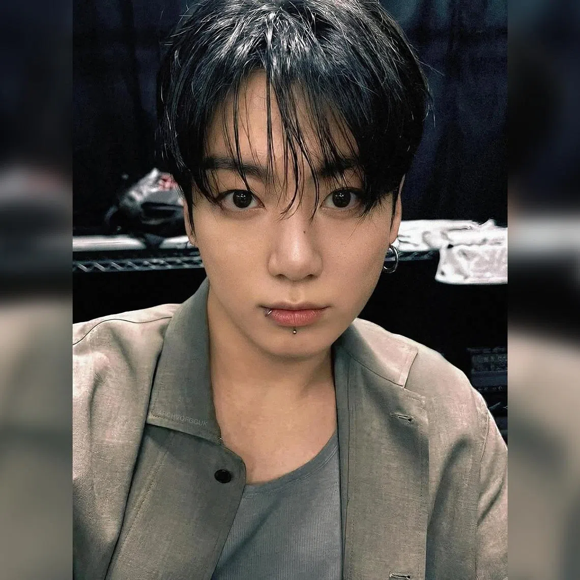 Jungkook broadcast live for about 90 minutes on Weverse on Feb 26. 