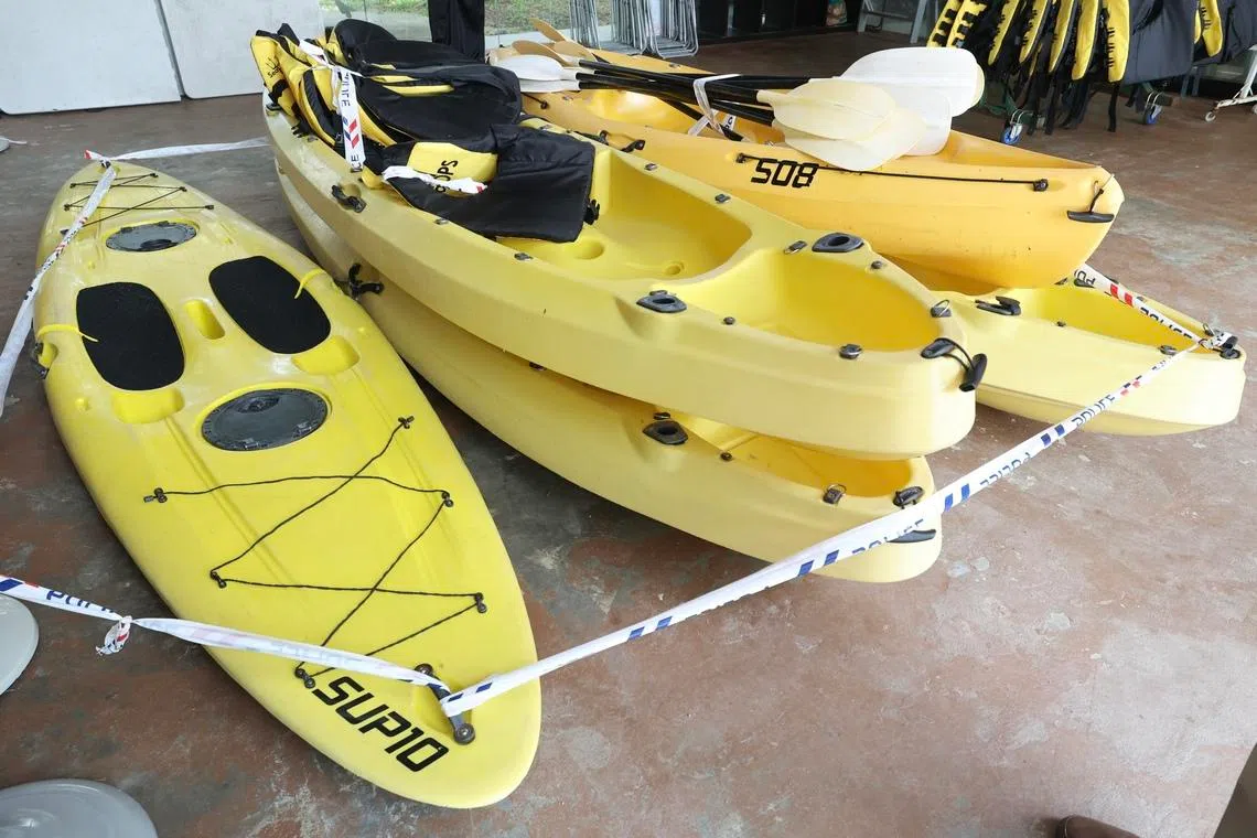 Chua said Mikhail had procured a stand-up paddle board and three kayaks belonging to SeaOPS that day.