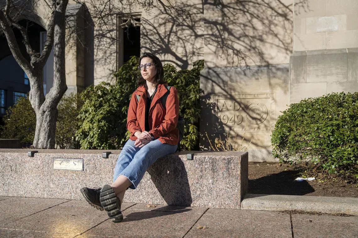 Ms Francesca Camacho quit her nursing job last year and is now a first-year law student at Boston University.