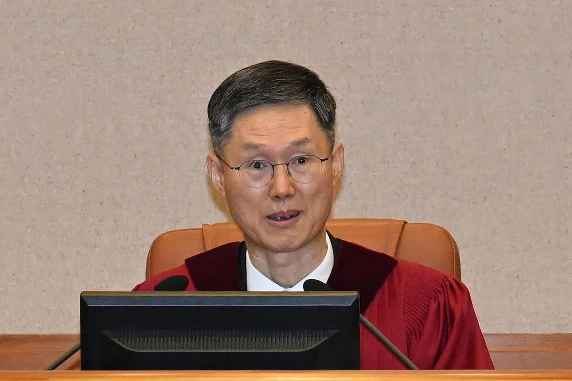 Mr Yoon's conservative party and allies have launched a deluge of false and defamatory claims against judge Moon Hyung-bae.