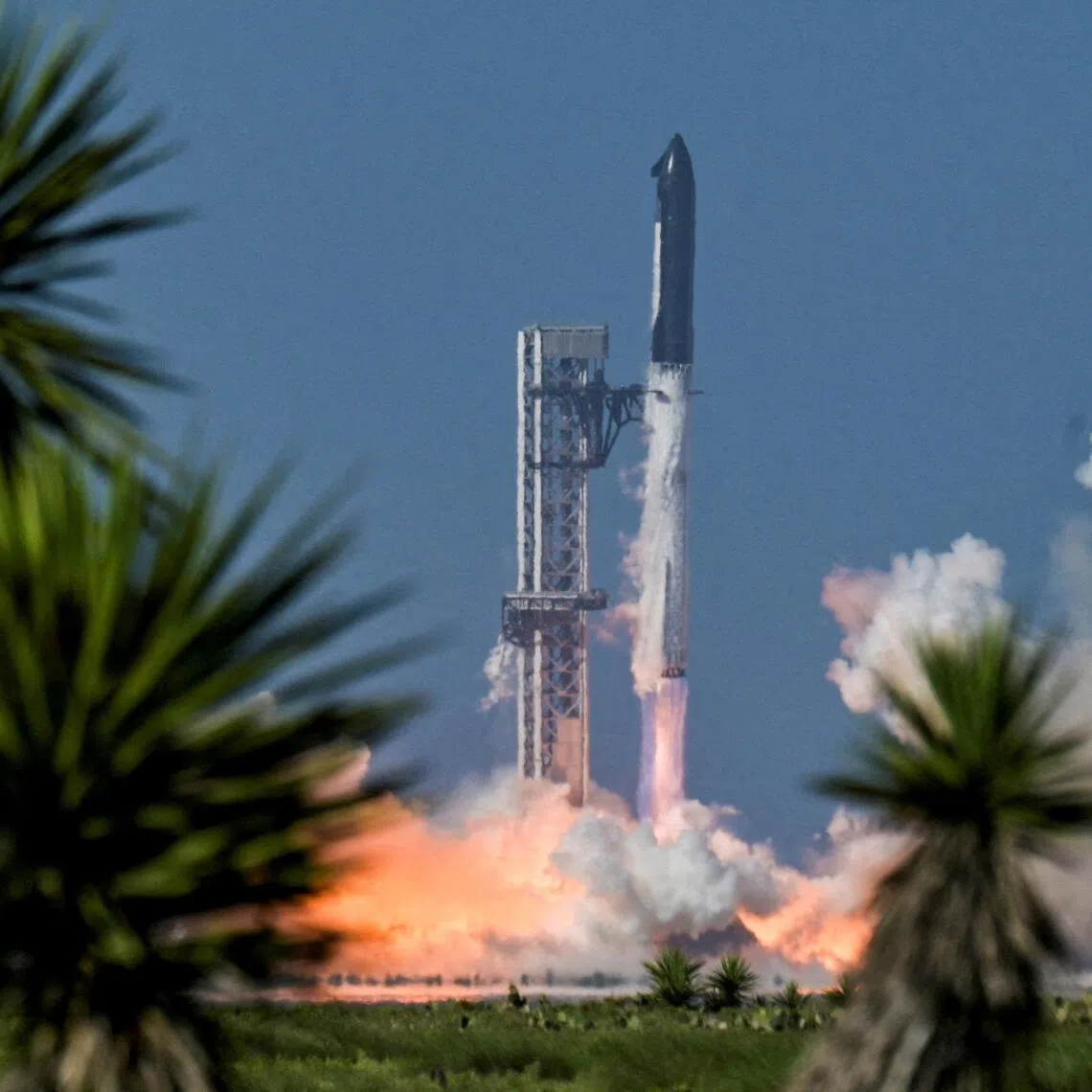 The SpaceX Starship and Super Heavy v3 Booster lift off on its 13th test flight from the SpaceX launch complex in Starbase in Texas, US on July 24. There is concern over how long the Starlink business can bankroll costly AI investments.