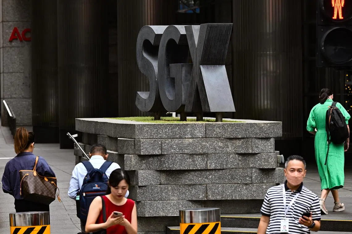 ST20231129-202342522839-Lim Yaohui-pixgeneric/
SGX Centre 1 at Shenton Way in the Central Business District on Nov 29, 2023.
(ST PHOTO: LIM YAOHUI)